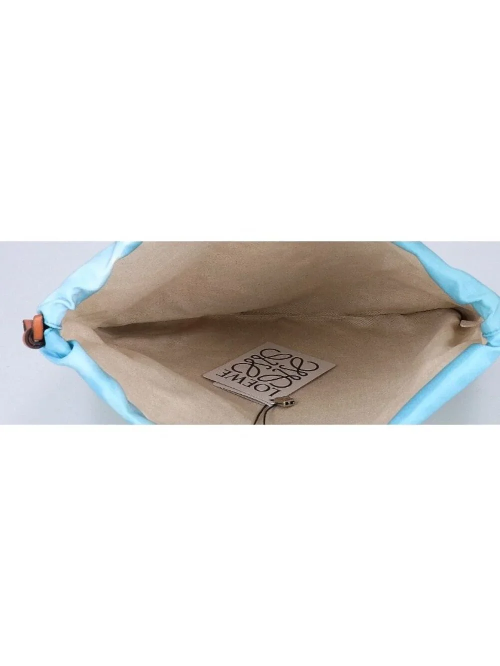 Loewe x Howl's Moving Castle Sophie and Calcifer Drawstring Pouch Blue